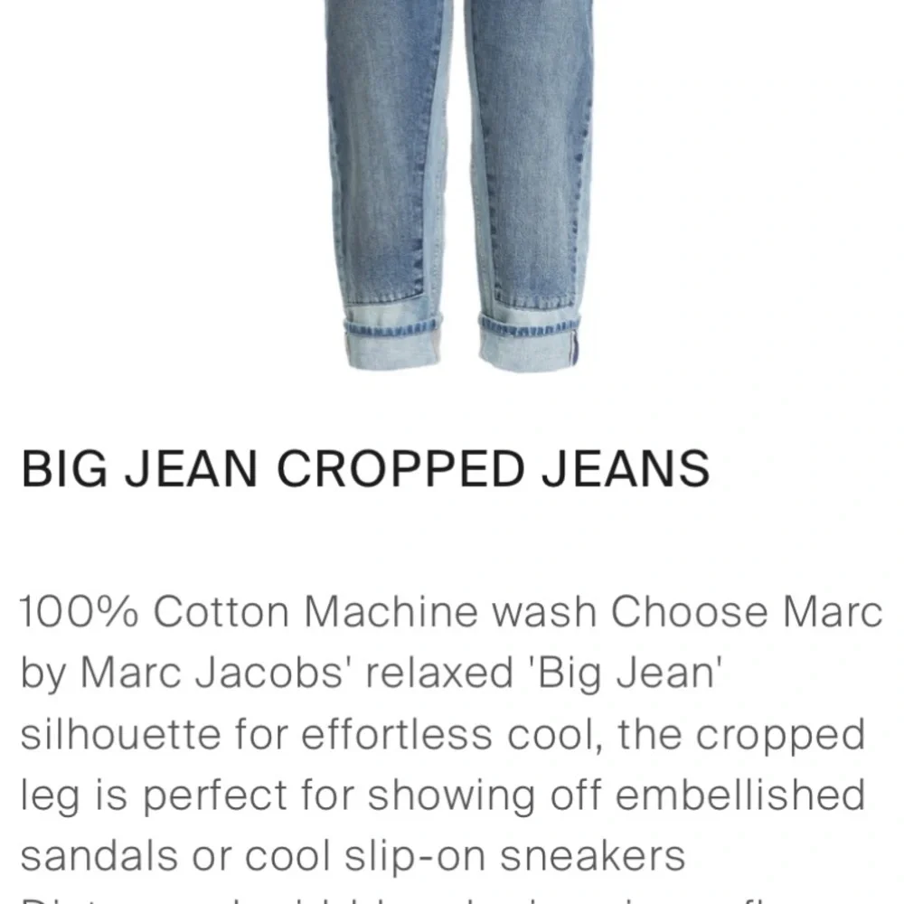 Marc Jacobs RARE big jeans DOUBLE TROUBLE denim sz 27 oversized selvege 32 waist - Picture 4 of 12